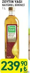 TARIM KREDİ ZEYTİN YAĞI NATÜREL BİRİNCİ 1 L indirimli fiyat TARIM KREDİ ZEYTİN YAĞI NATÜREL BİRİNCİ 1 L fiyat ve kampanya bilgisi